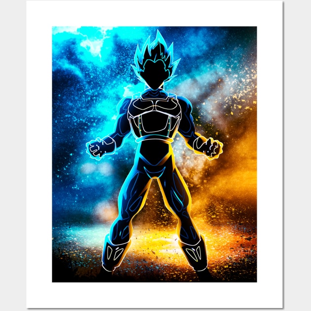 Vegeta super saiyan Wall Art by San Creative